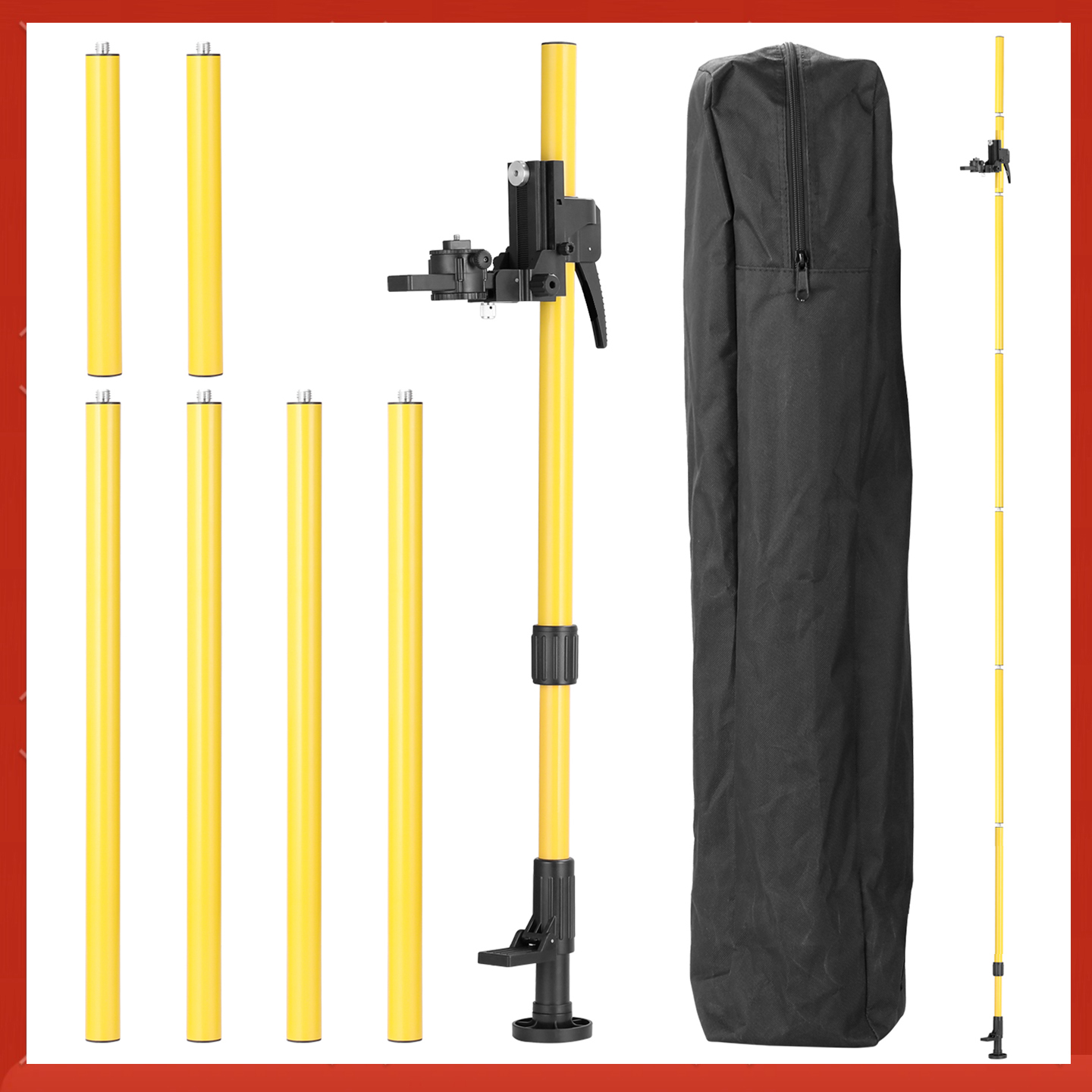 Industrial Laser Line - Max 4.2m Height Adjustable Line Leveler