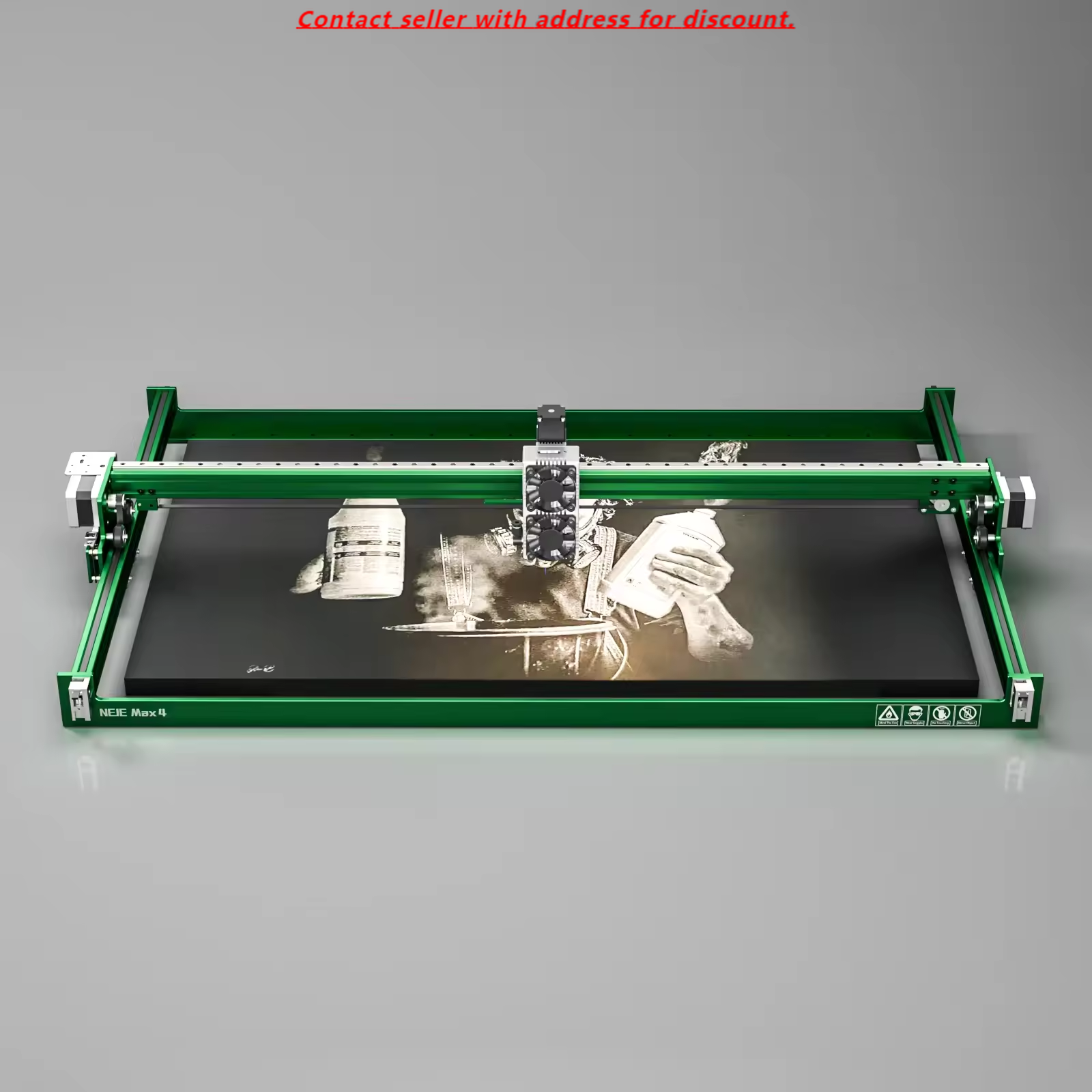 Ship EU NEJE Max 4 E80 High Po - огляд і ціна Industrial Laser Engraver For Wood