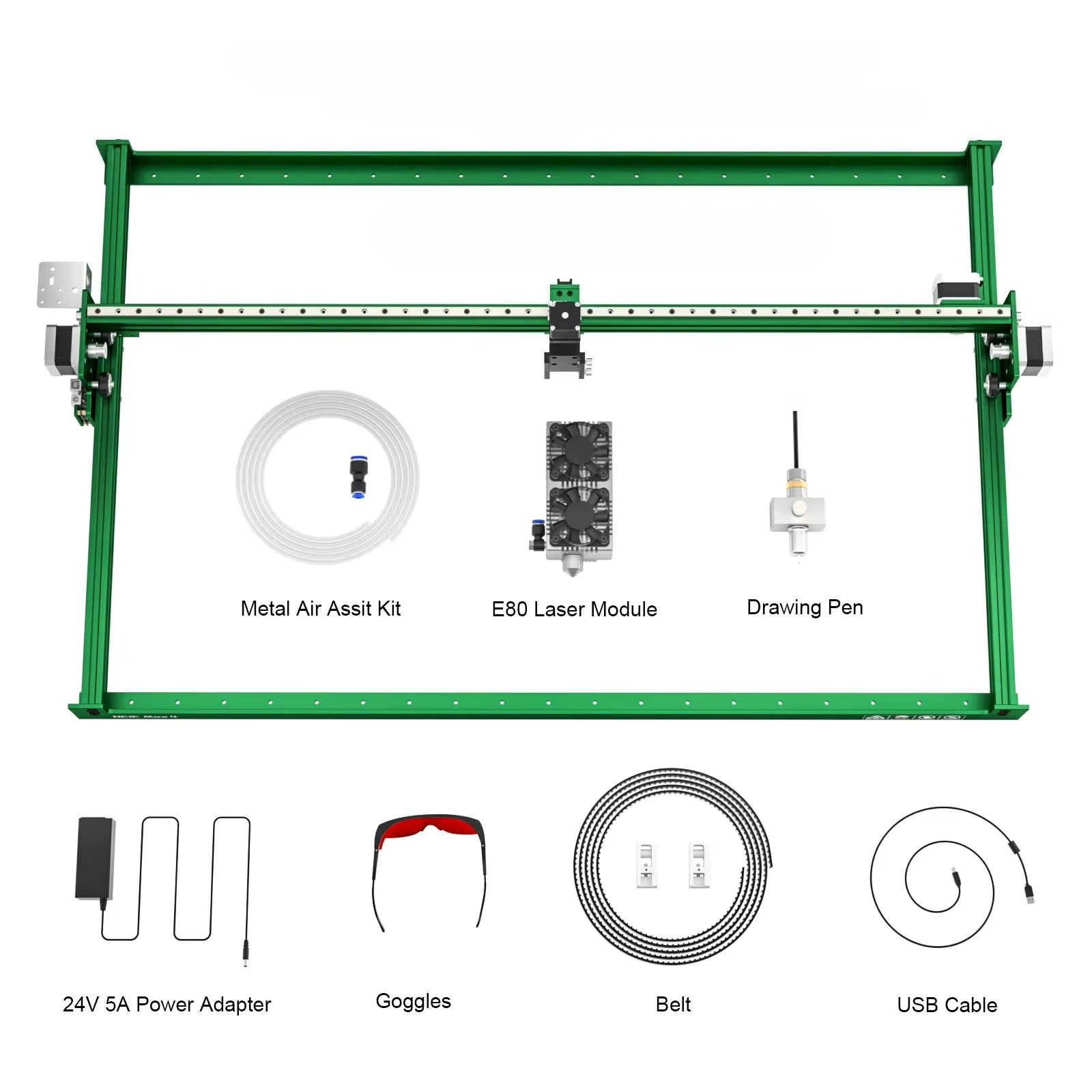For Max 4 E80 High Power 4-Axi - огляд і ціна Industrial Laser Engraver For Wood