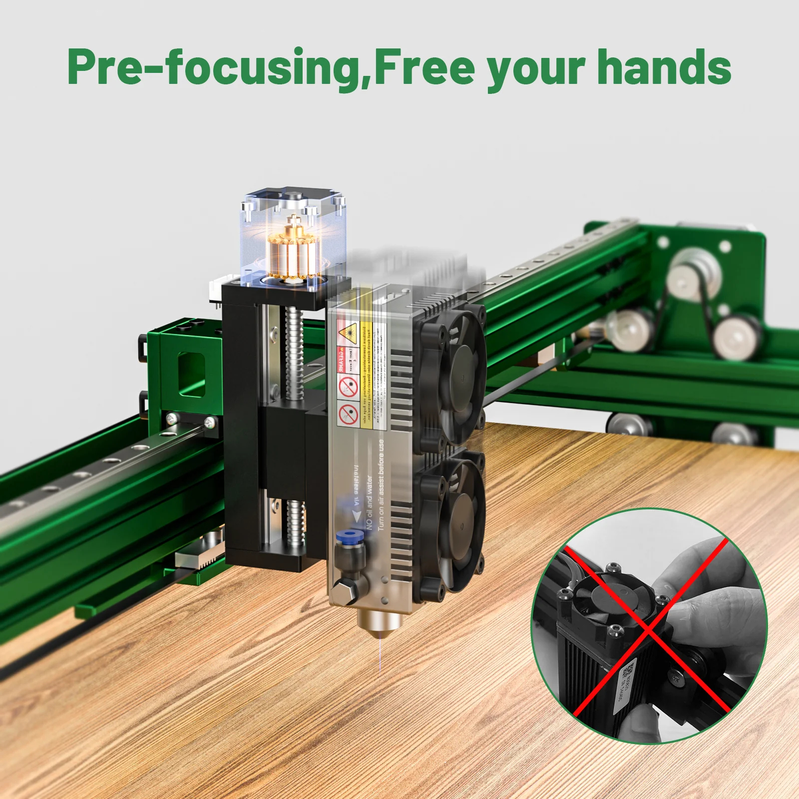 For Max 4 E80 High Power 4-Axi - огляд і ціна Industrial Laser Engraver For Wood