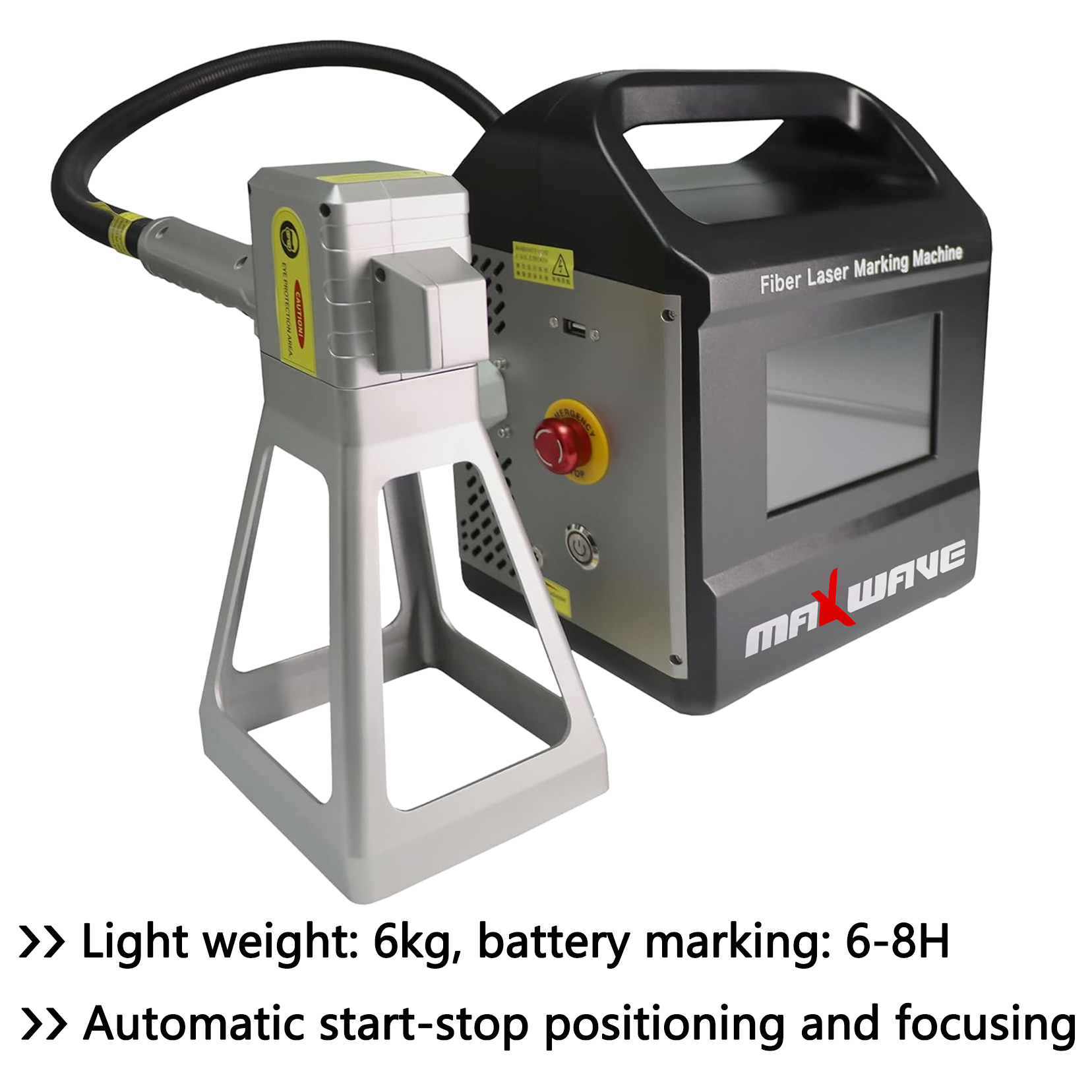 20W 30W 50W Portable Hand-held - огляд і ціна Laser Marking Machine