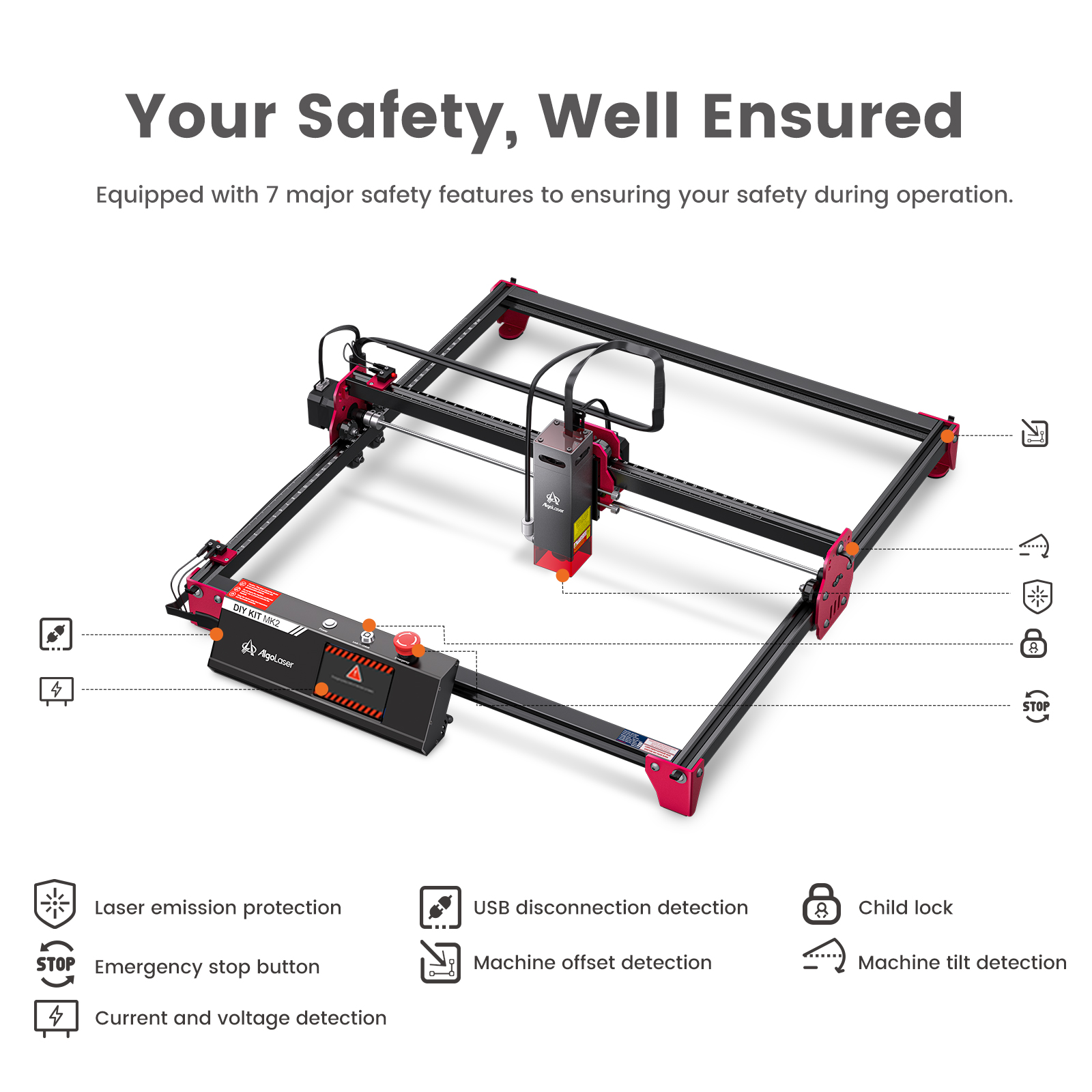 AlgoLaser Laser Engraving Mach - огляд і ціна Laser Marking Machine