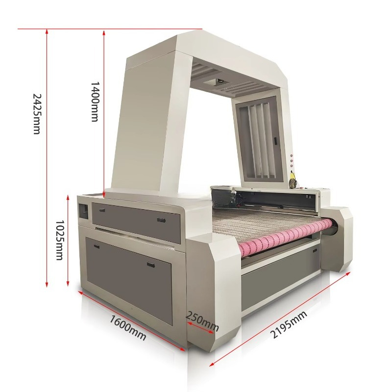 1610 CCD Camera Laser Cutting  - огляд і ціна Industrial Laser Fabric Cutting Machine