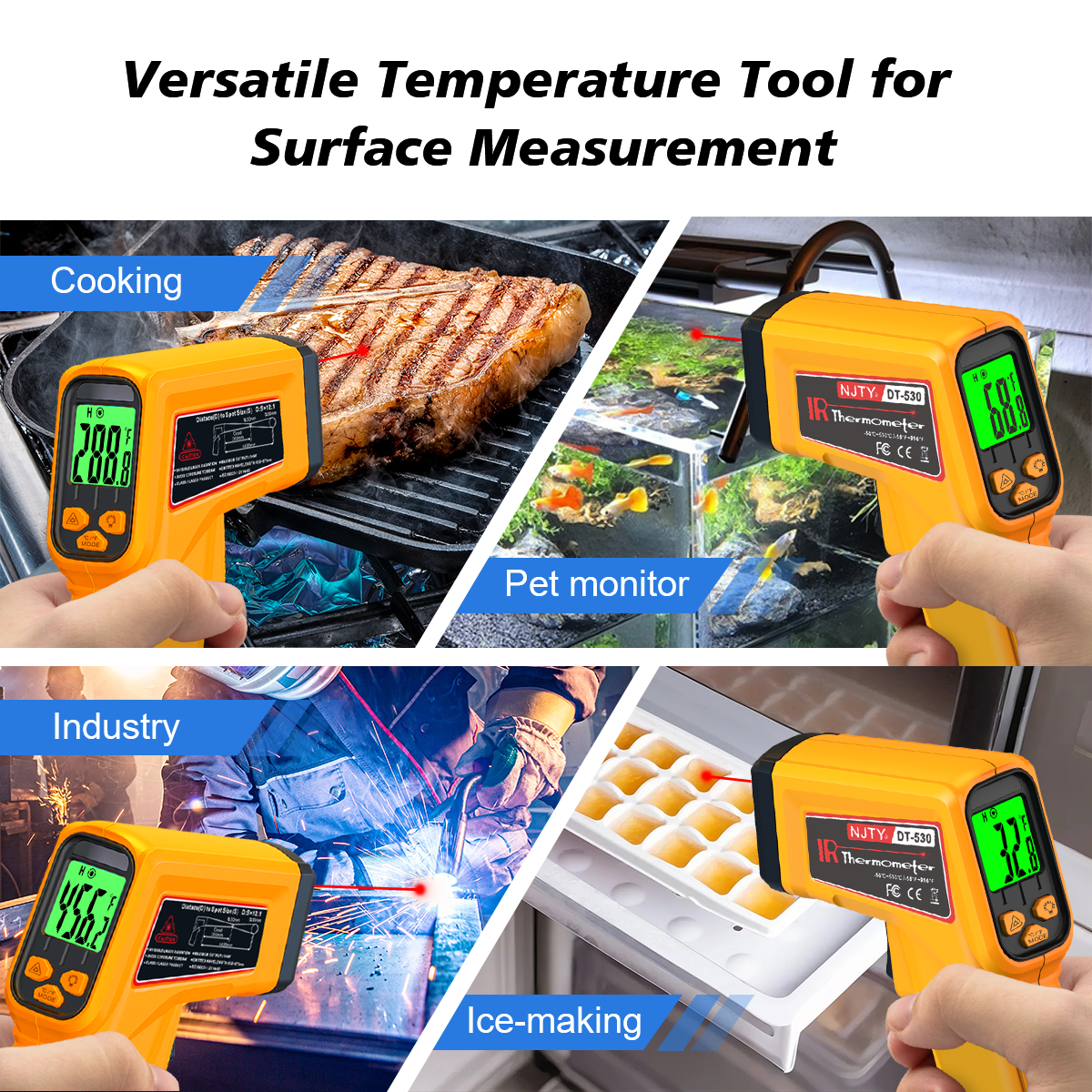 NJTY Infrared Thermometer Lase - огляд і ціна Industrial Laser Blaster