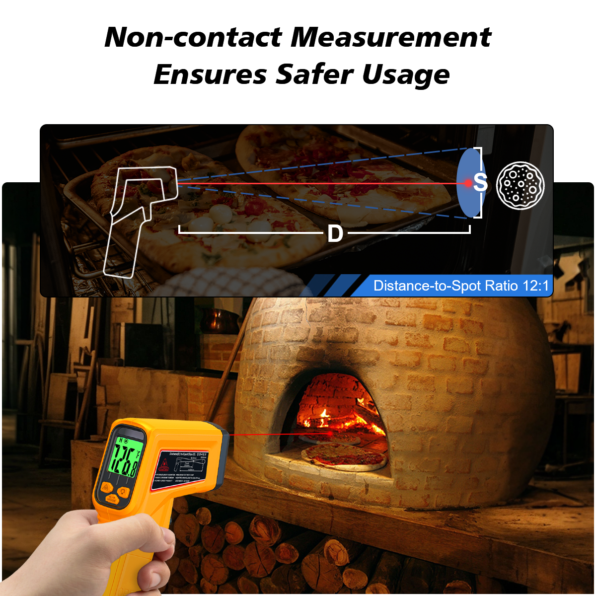 NJTY Infrared Thermometer Lase - огляд і ціна Industrial Laser Blaster