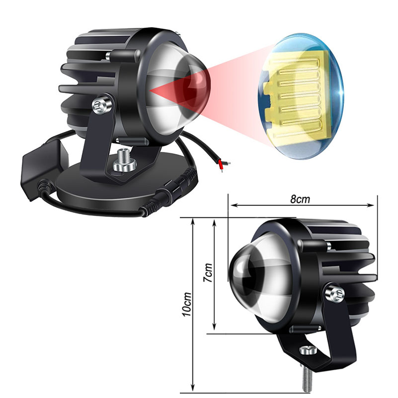 12V-80V Universal LED Laser Sp - огляд і ціна Laser Focus Lens