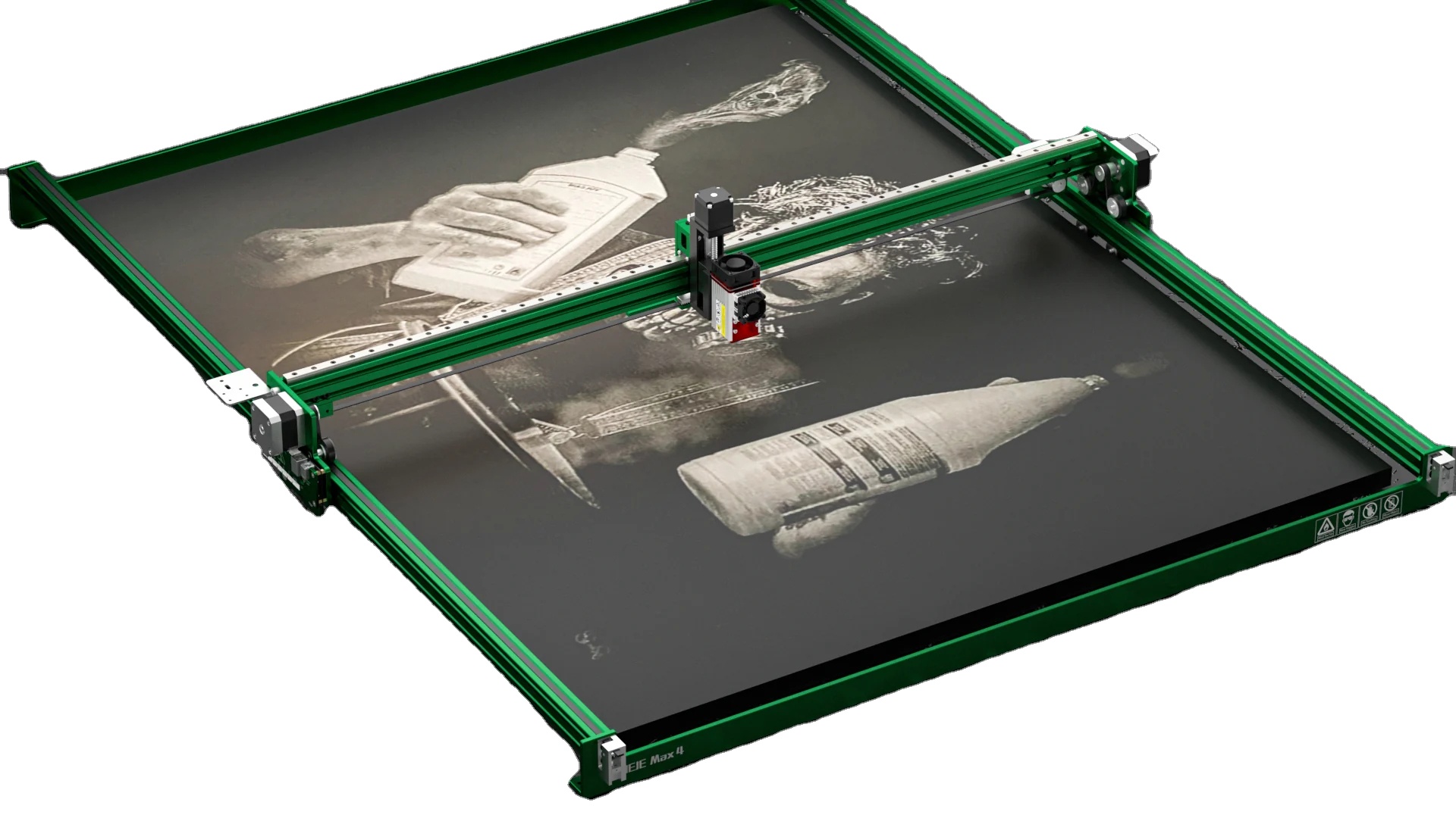 NEJE Max 4 A40640 High Power L - огляд і ціна Industrial Laser Engraver For Wood