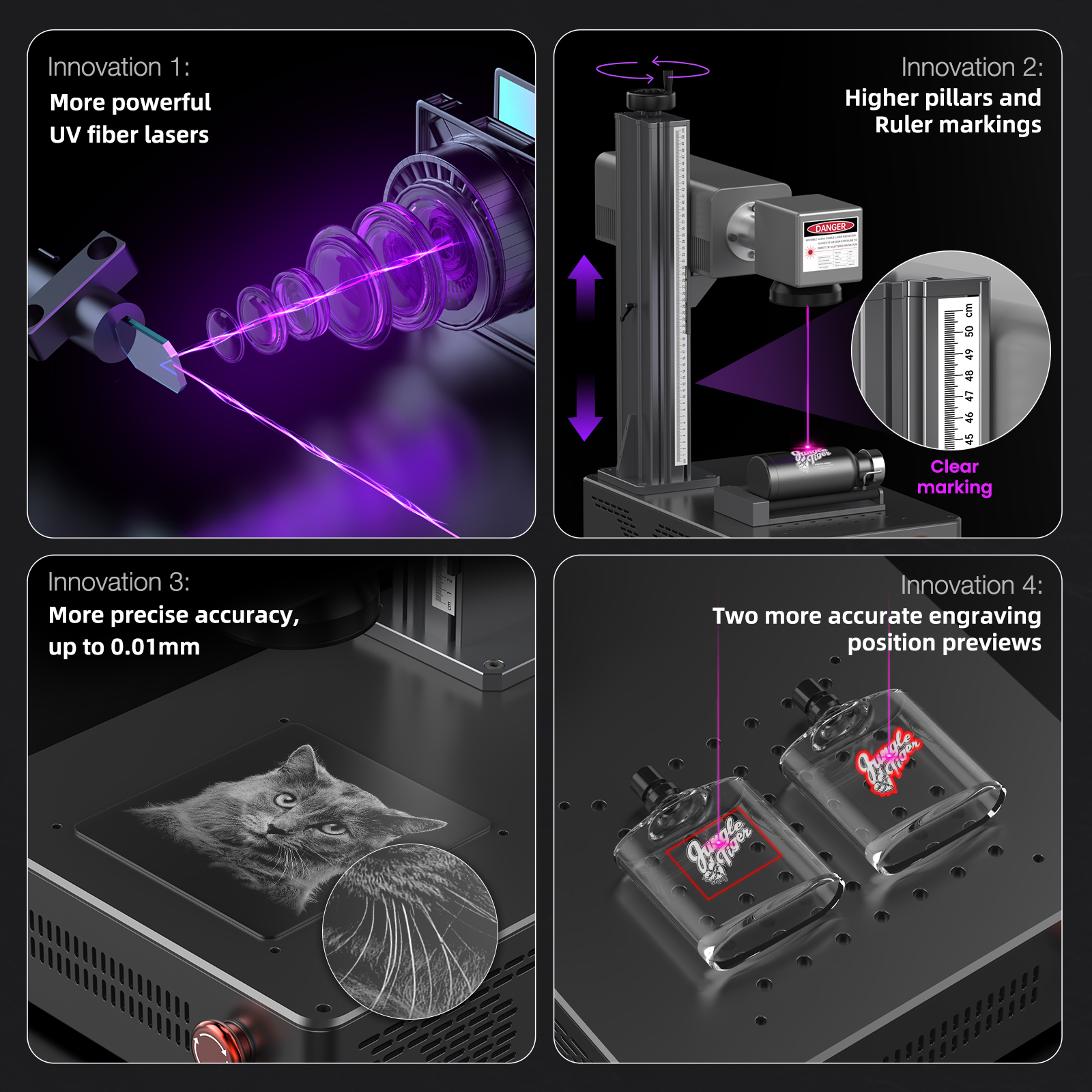 DAJA UV Laser Marking Machine  - огляд і ціна Industrial Laser Engraver For Wood