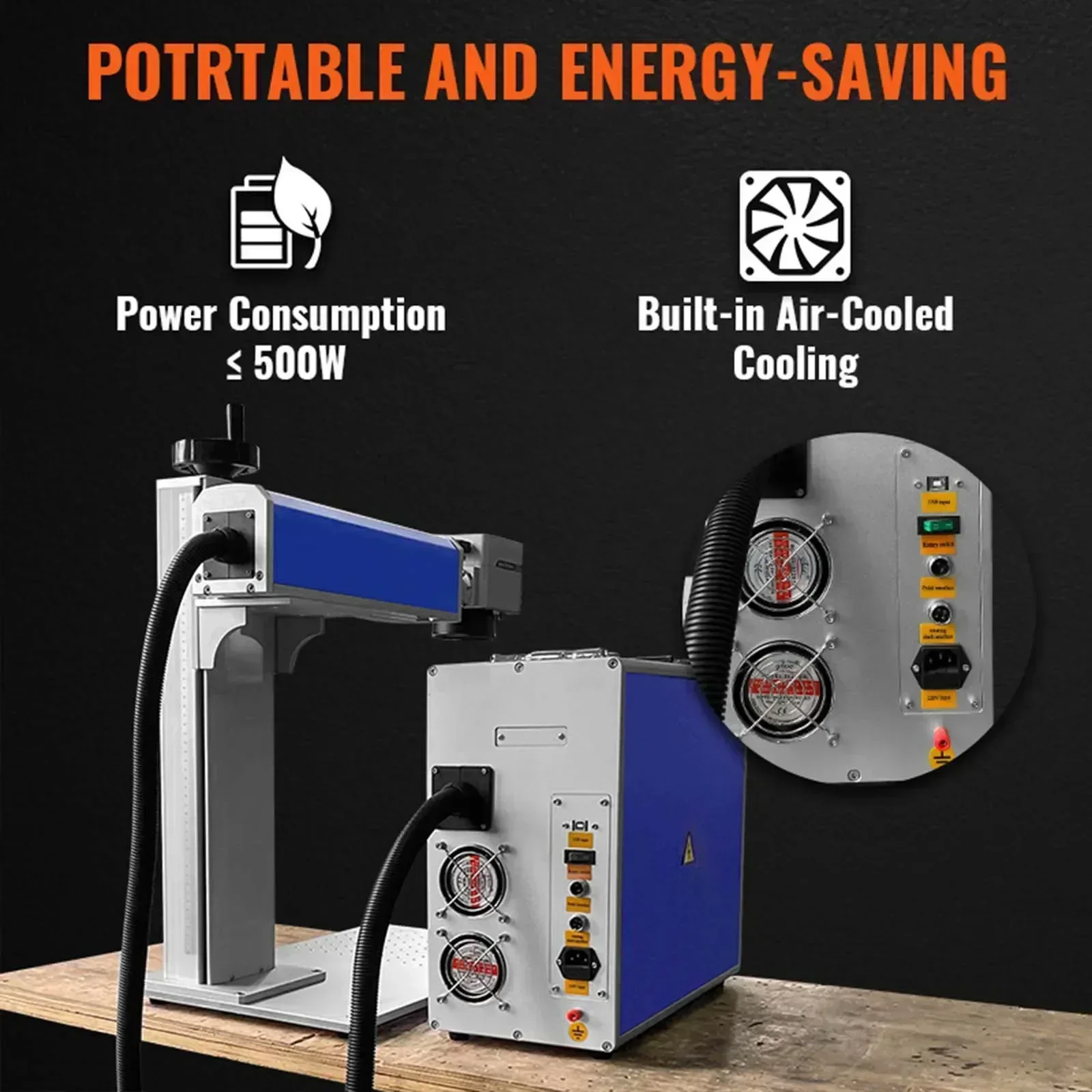 VEVOR Fiber Laser Marking Mach - огляд і ціна Laser Marking Machine